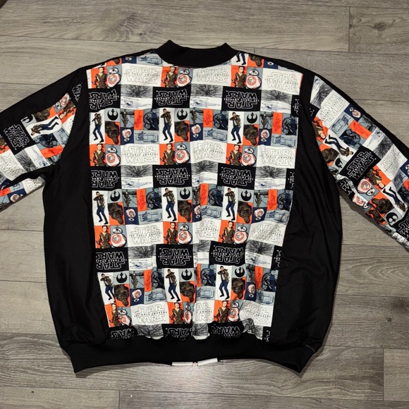 Star Wars Custom Made Graphic Men's Bomber Jacket - Picture 2 of 9